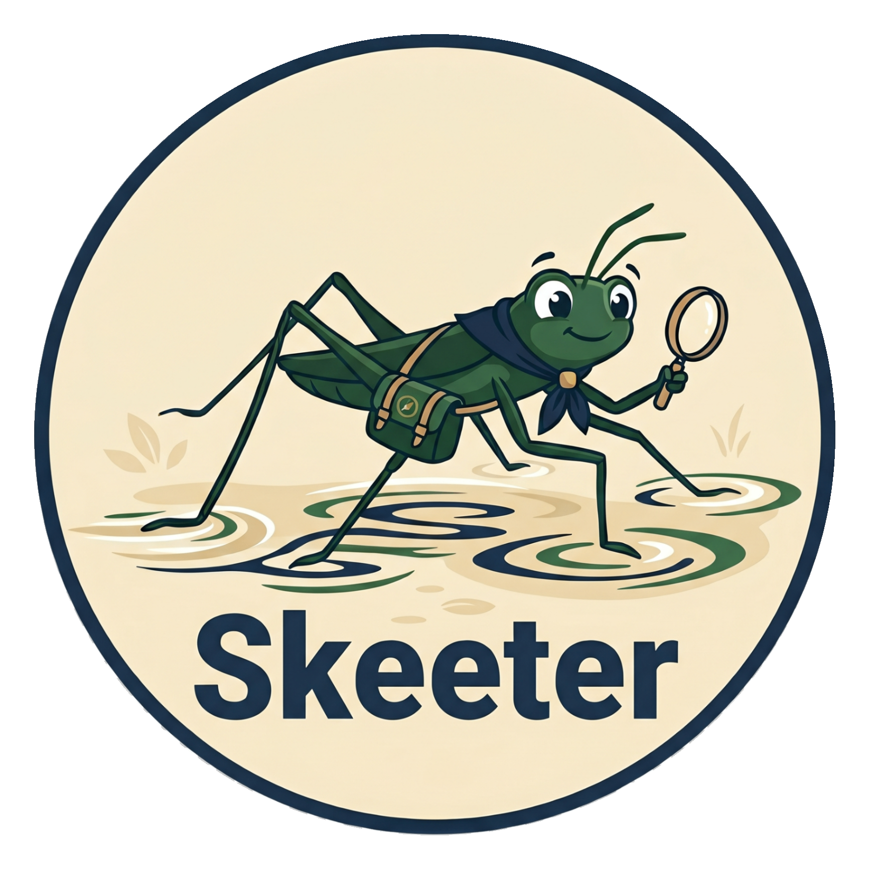 FinSkeeter water-skeeter logo